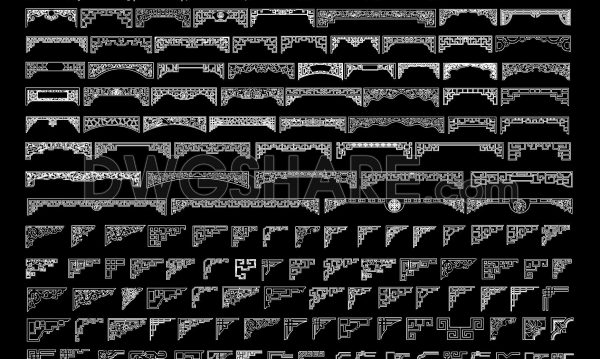 1 year ago
                

                
             4,773205. Free Download of Chinese Decorative Pattern Design CAD Blocks