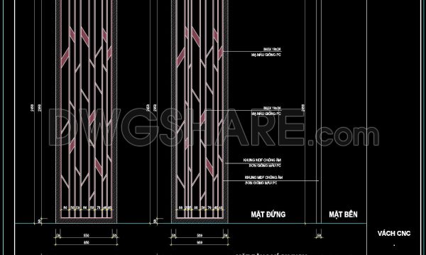 1 year ago
                

                
             1,319207. Free Download of Modern CNC Inox Partition CAD Drawing