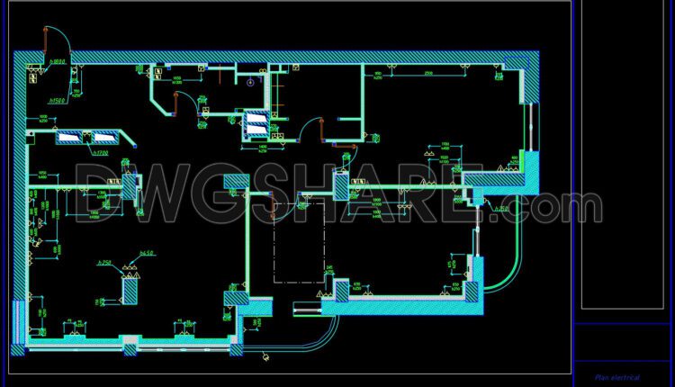 249. Free Download Of Cad Construction Drawings For A 126m2 Apartment Design (3)