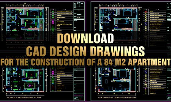 1 year ago
                

                
             2,78626. Download CAD design drawings for the construction of a 84m2 apartment