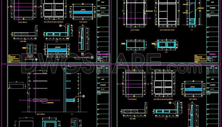 26. Download Cad Design Drawings For The Construction Of A 84m2 Apartment (7)