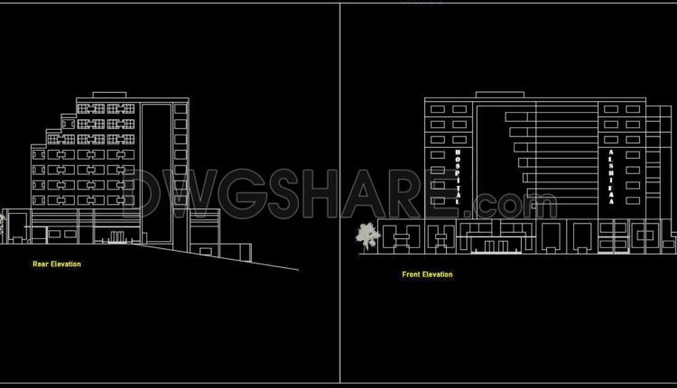 28. Free Download Of Public Hospital Cad Drawings (5)