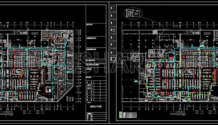 29. Free Download Of Large Supermarket Cad Construction Drawings (2)