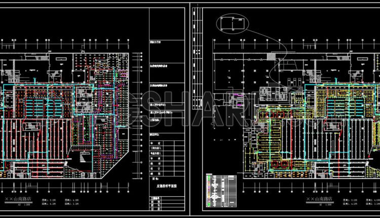29. Free Download Of Large Supermarket Cad Construction Drawings (3)