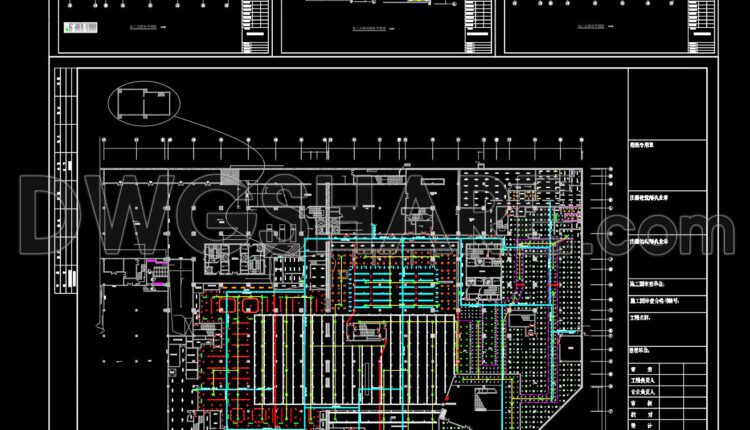 29. Free Download Of Large Supermarket Cad Construction Drawings (4)