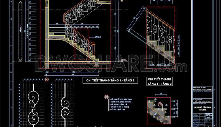 295. Free Download Of Cad Detail Drawings For Residential Staircases And Home Elevators (3)