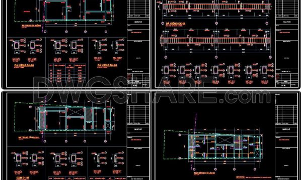 1 year ago
                

                
             926314. Download free CAD structural drawings for a 4.9m x 15m reinforced concrete townhouse construction