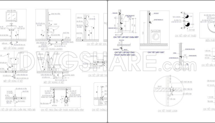 332. Free Download Of Mechanical And Electrical Construction Design Drawings For A 1-story House (6)