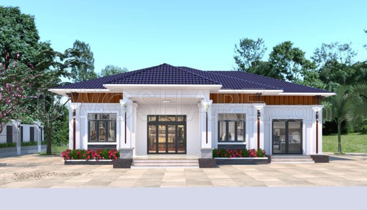 332. Free Download Of Mechanical And Electrical Construction Design Drawings For A 1-story House