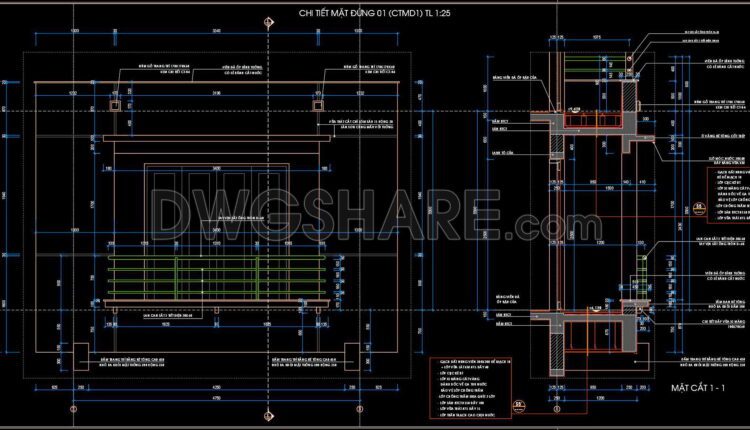 393. Free Download Detailed Cad Drawings Of Residential Architecture (6)