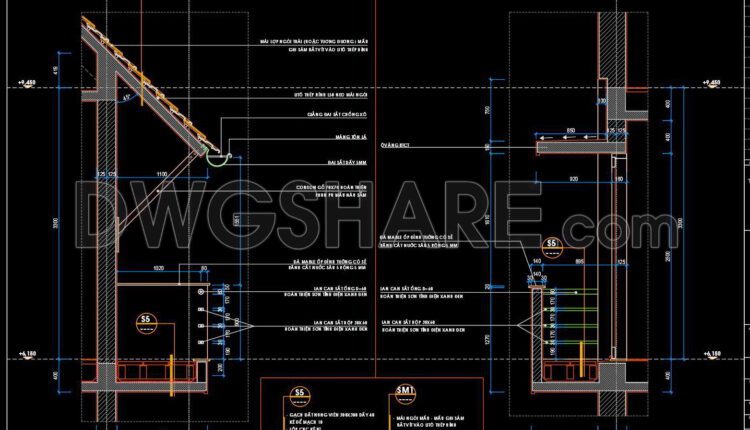 393. Free Download Detailed Cad Drawings Of Residential Architecture (9)