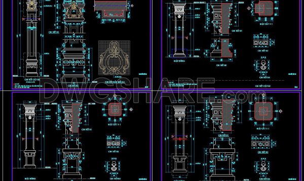 1 year ago
                

                
             1,489399. Free download of CAD drawings of European classical architectural details