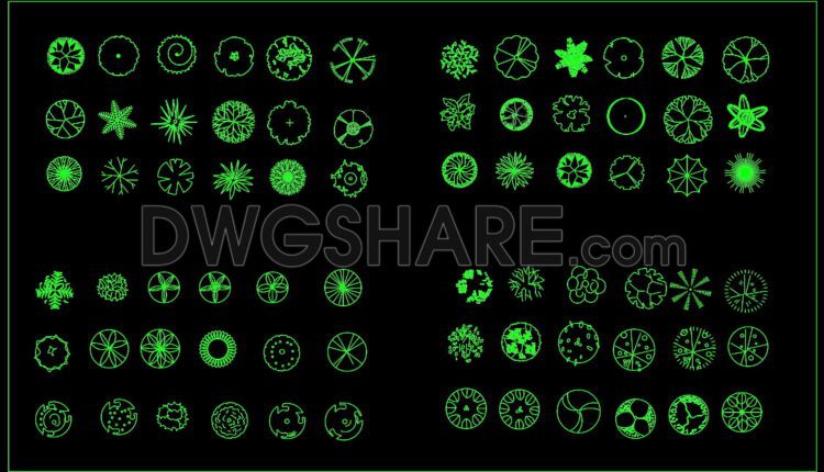 42. Trees Autocad Blocks Free Download