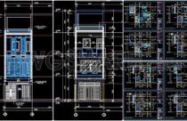 Compact School Project AutoCAD File DWG