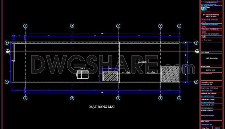 422. Free Download Cad Design Drawings For A 3-story House With Dimensions 5m X 19m (4)