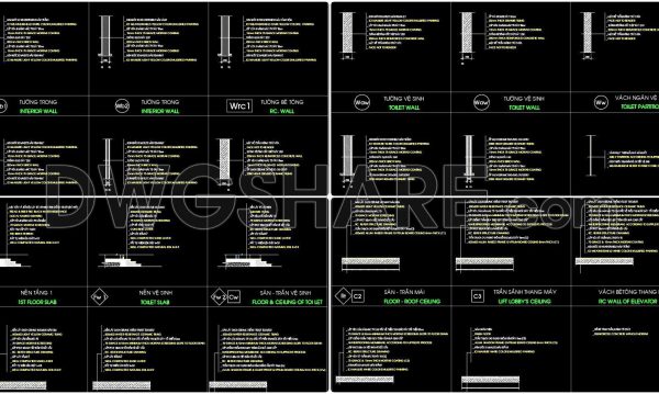 1 year ago
                

                
             1,461428. Download Free CAD Drawings of Wall, Floor, Base, and Ceiling Material Notes for Construction Projects