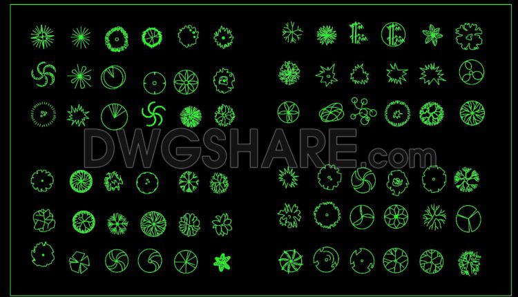 43. Trees Autocad Blocks Free Download