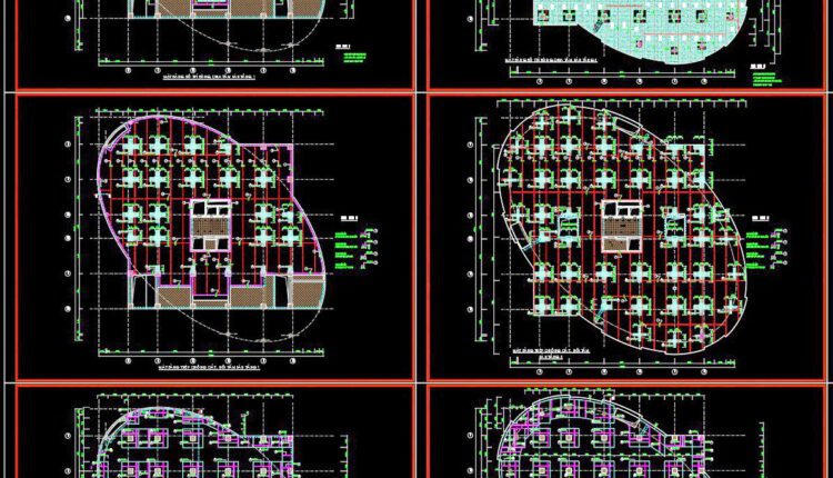 444. Download Free Cad Drawings Of Slab Connection Plans, Shear Reinforcement, Column Cap Steel, And Steel Reinforcemen (1)