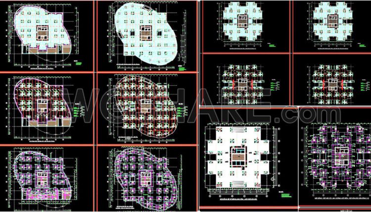 444. Download Free Cad Drawings Of Slab Connection Plans, Shear Reinforcement, Column Cap Steel, And Steel Reinforcemen