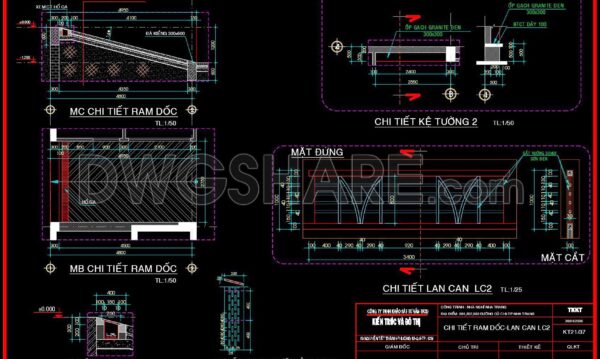 1 year ago
                

                
             2,148538. Free Download – CAD Detail Drawing of Ramp, Drainage Pit, and Railing System