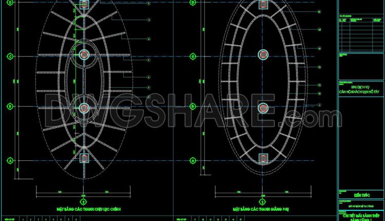 549. Free Detailed Cad Drawing – Steel And Glass Canopy Structure (2)