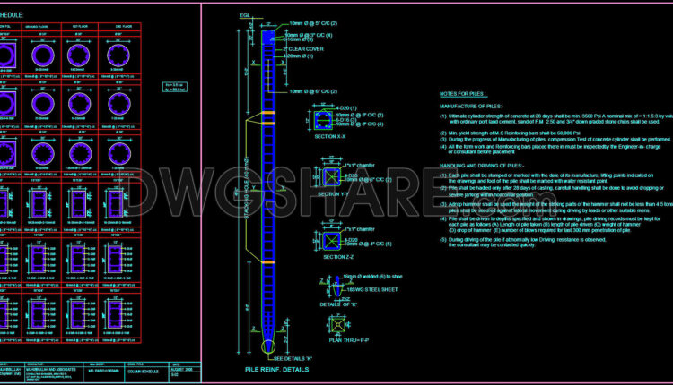 604. Free Download Dwg Templates For Beam Reinforcement Details (4)