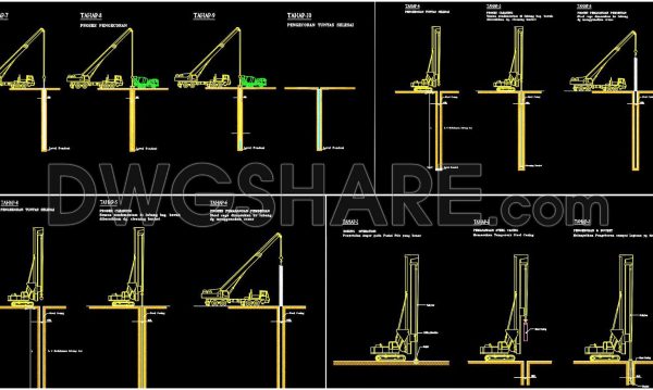 1 year ago
                

                
             2,590607. Free DWG CAD Template for Bored Pile Construction Method