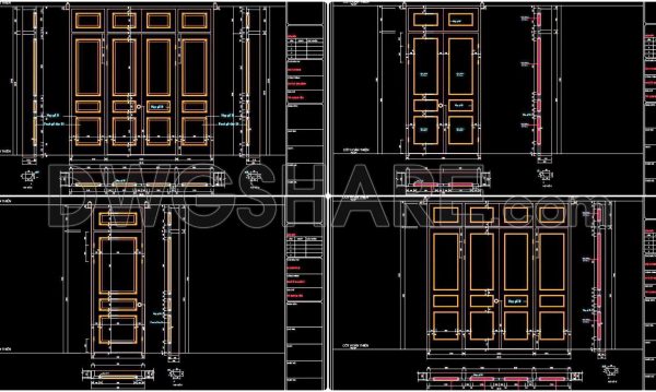 1 year ago
                

                
             537657. Detailed CAD Drawings Of Doors, Windows For Download