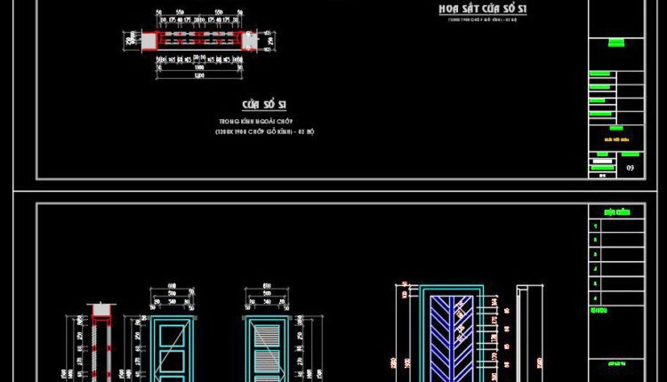 659. Detailed Cad Drawings Of Doors, Windows For Download (1)
