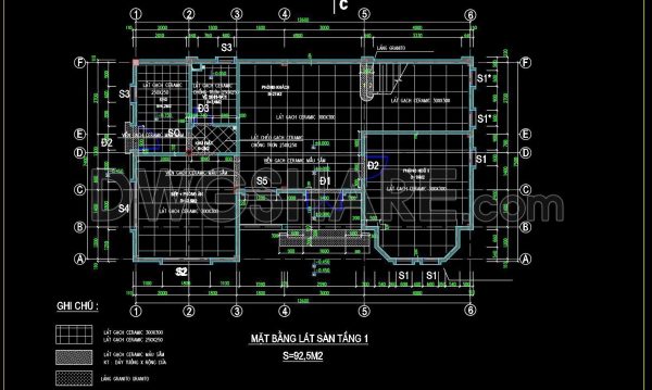 1 year ago
                

                
             43384. Download free detailed CAD drawings of floor plans for a 2-story townhouse
