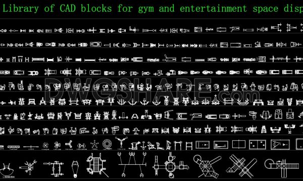 1 year ago
                

                
             5,8749. Library of CAD blocks for gym and entertainment space displays