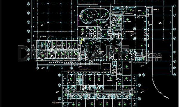 1 year ago
                

                
             3,179109. Download Free CAD Floor Plan of a 5-Star Hotel with a 1500m2 Area