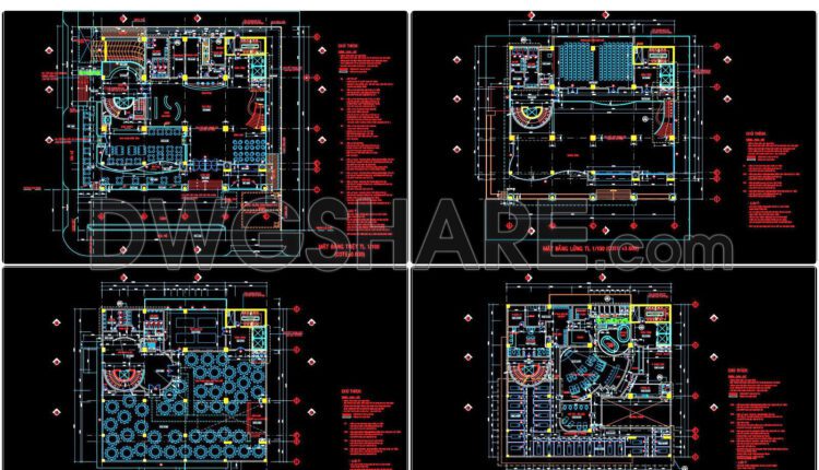 110. Download The Complete Construction Drawings Of The 12-story Hotel With An Area Of 2600m2 (9)