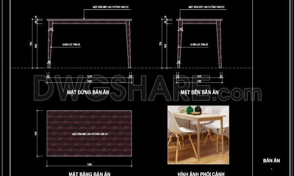 1 year ago
                

                
             385129. Free CAD Drawing Modern Dining Table Design