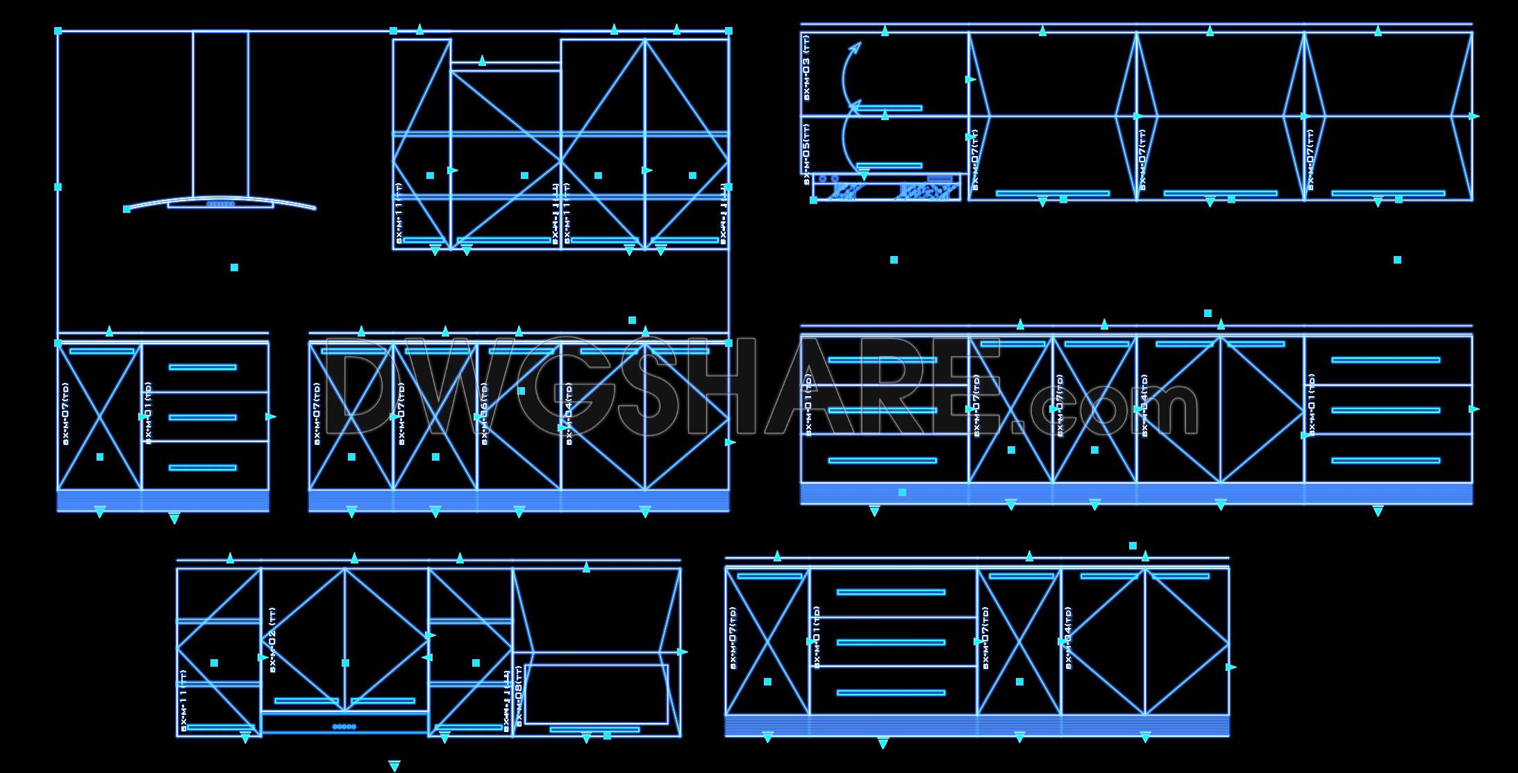 169. Download Cad Dynamic Blocks Library For Kitchen Cabinets