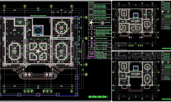 1 year ago
                

                
             2,752179. Get Free CAD Drawings for Ceiling Layout of Three-Story Townhouse