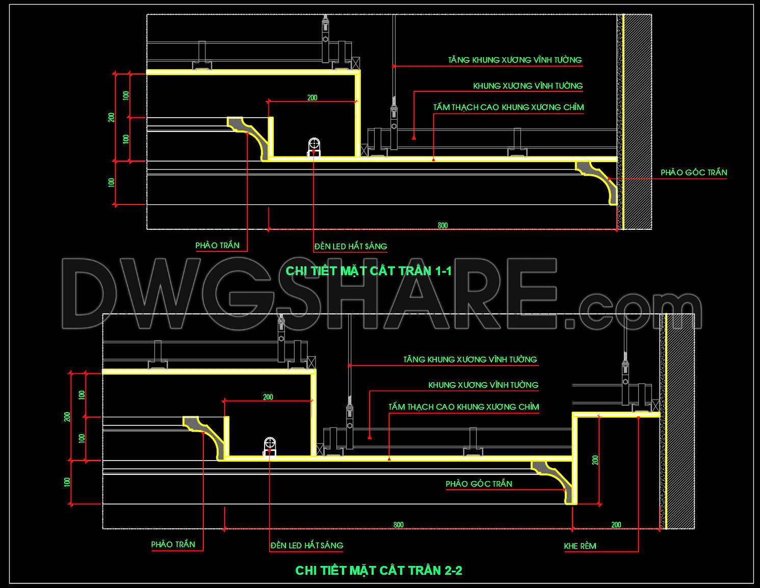 184. Free Download Cad Section Of Gypsum Ceiling With Classic European ...