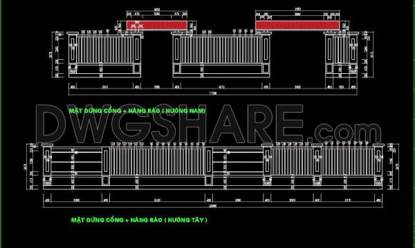 1 year ago
                

                
             792188. Download CAD drawings for technical design and construction of gate and fence for townhouse