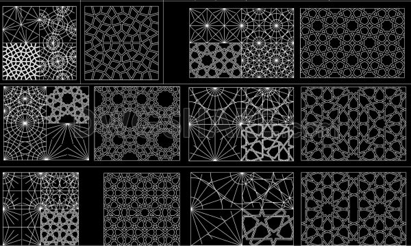 1 year ago
                

                
             4,145192. Free Download of Decorative Pattern Design CAD Blocks