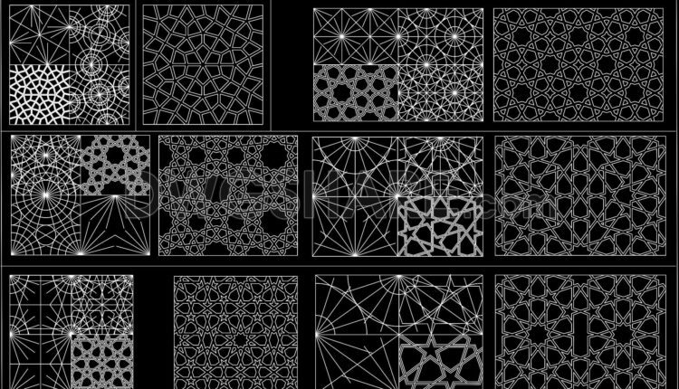 192. Free Download Of Decorative Pattern Design Cad Blocks (2)