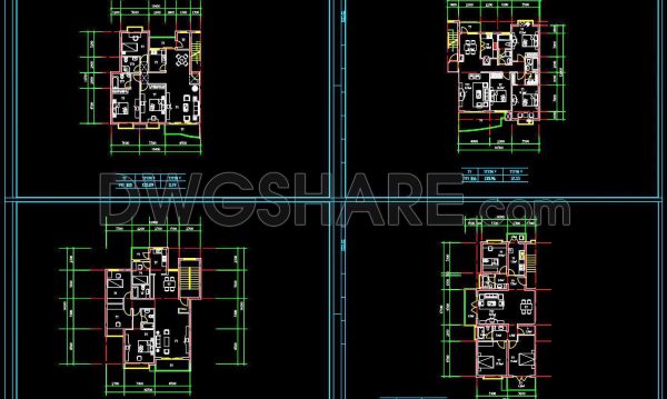 1 year ago
                

                
             1,226253. Free Download of CAD Drawings for Sample Apartment Floor Plans