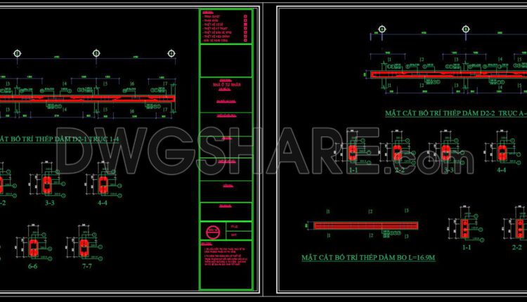 319. Download Free Cad Structural Drawings For A 8m X 14m Reinforced Concrete Townhouse Construction (5)