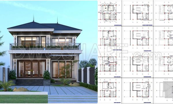 1 year ago
                

                
             1,013336. Free Download of Mechanical and Electrical Construction Design Drawings for a 2-Story House