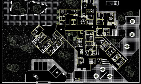 1 year ago
                

                
             2,90634. Free CAD Private Obstetric Clinic Floor Plan