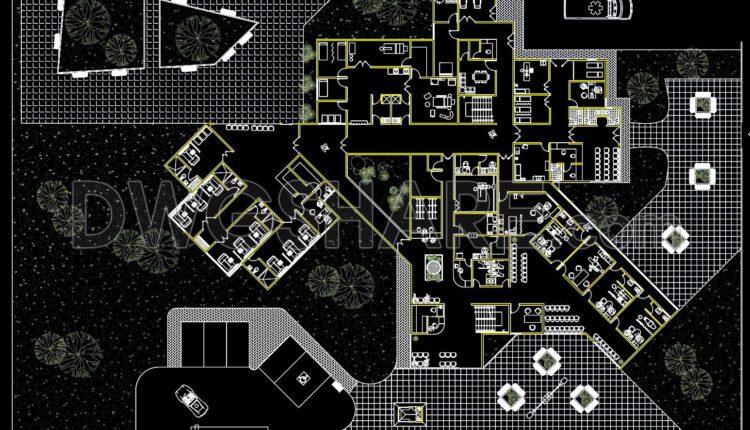 34. Free Cad Private Obstetric Clinic Floor Plan - Free Cad Blocks ...
