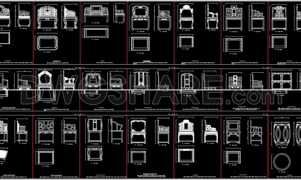 1 year ago
                

                
             1,467351. Free CAD Blocks – Chinese Chairs Collection