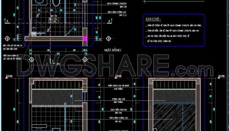 365. Detailed Toilet Cad Drawings – Free Download For Construction Projects (3)
