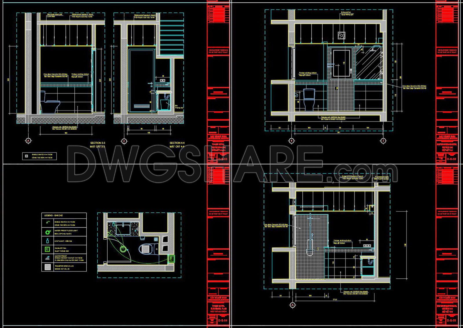 Free Cad Blocks, download DWG models for architects, designers, engineers