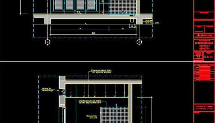 367. Free Cad Drawings Of Toilets For Architectural And Construction Projects (3)