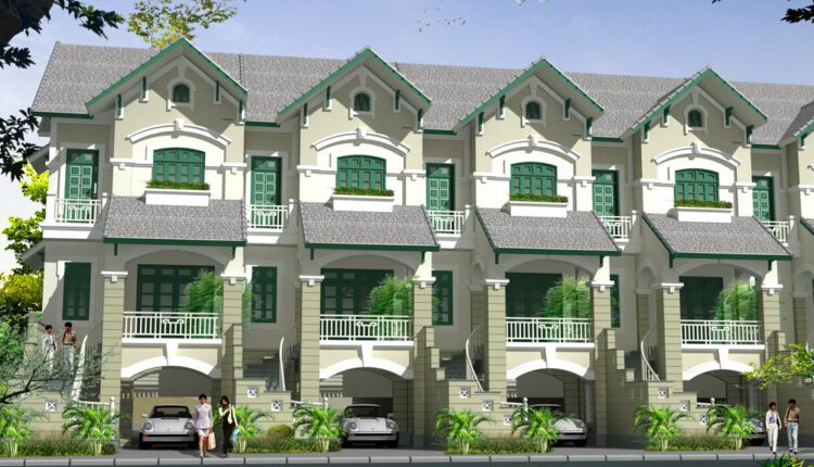 423. Download Cad Design Drawings For A 3-story House With Dimensions 6m X 17m (9)